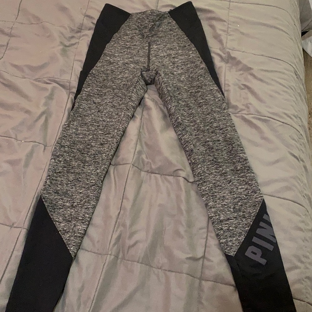PINK grey leggings